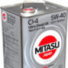 Отзывы о моторном масле Mitasu MJ-212 5W-40 6л